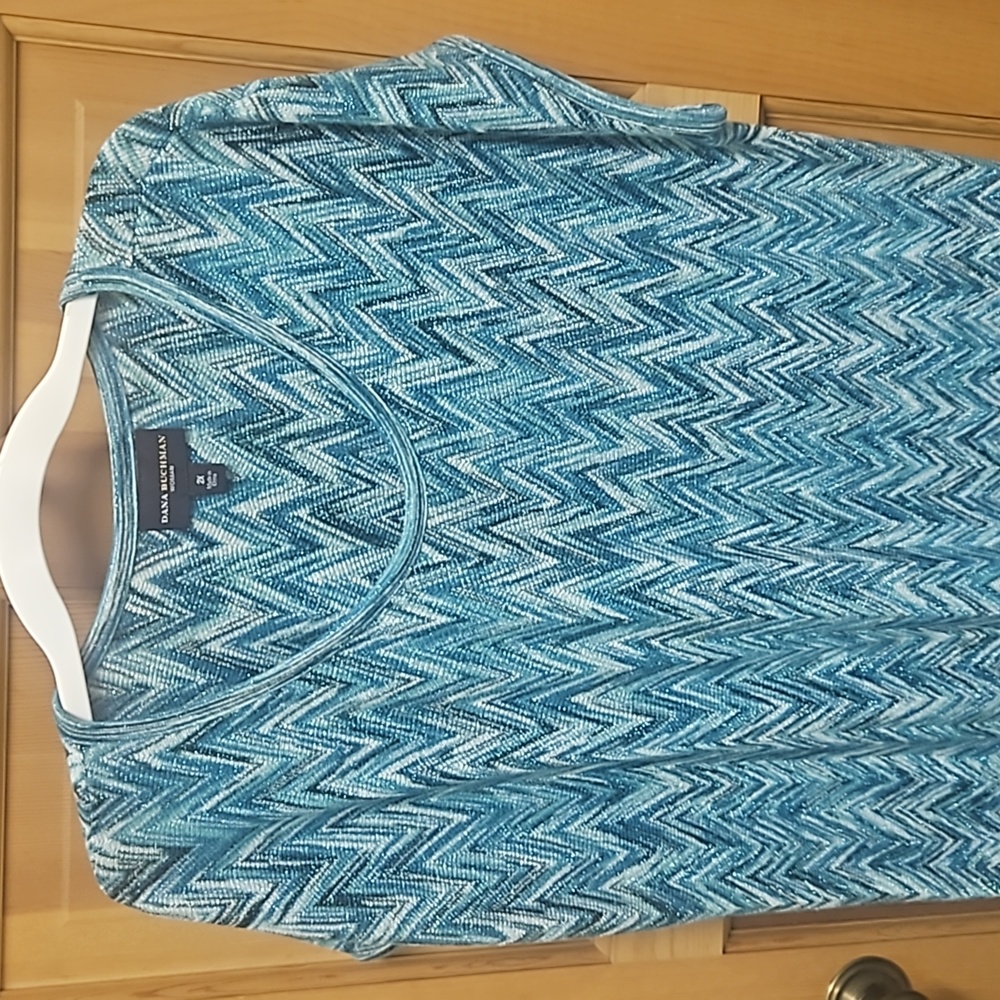 Dana Buchman Short Sleeve Sweater 2x